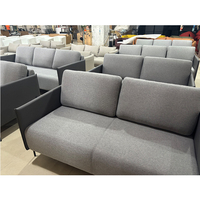 Modernes Design Stahlrahmen Glücksbringer Büromöbel Günstiges 3-Sitzer Direktoren-Sofa