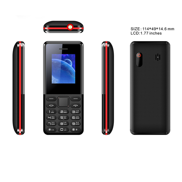 1.7 Inch Hot Sale Made in China Low Price Cheap Feature Keypad 4g Mobile Phone