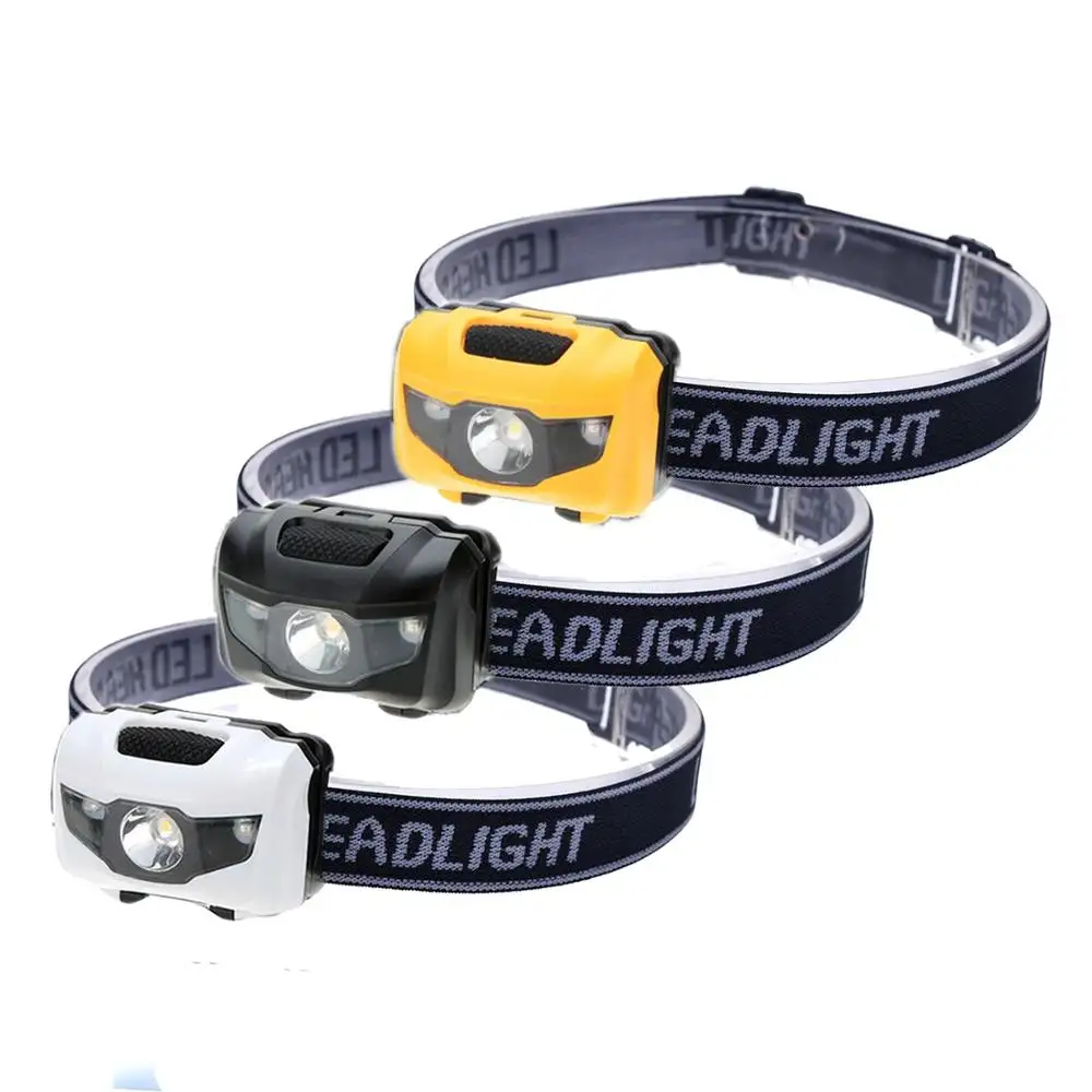 Headlamp Flashlight for Adult Running Camping, Outdoor Headlamps - Head Lamp with Red Safety LED Light