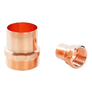 Nuevos productos personalizados Instalación de tuberías de cobre Electrodomésticos en T Refrigeración Tubería de cobre Accesorios de conexión de tuberías de agua - Product Image 2