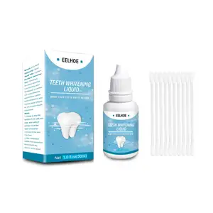 निजी लेबल Oem पेशेवर मौखिक स्वच्छता आसान सफेद हटाने पट्टिका दंत कार्बनिक सफाई दांत Whitening सार तरल