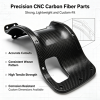 Pièces de structure automobile en fibre de carbone sèche CNC personnalisées, kit carrosserie avec séparateur avant et diffuseur, finition brillante/mate