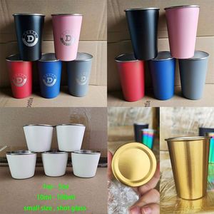 Gobelets personnalisés avec logo de marque, réutilisables, en acier inoxydable, 12/16 oz, gobelets jetables de 14 oz, gobelets à bière personnalisés de 500 ml, ensemble de gobelets pour fête, gobelets rouges arc-en-ciel - Product Image 4
