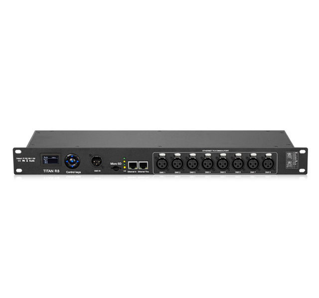 ArtNet 8 Output 8x512 Channel RGB Lighting Control RDM SD DMX Controller DMX512