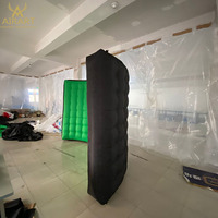 Mur de cabine photo gonflable de toile de fond géante avec lumière LED pour la décoration de fête z08