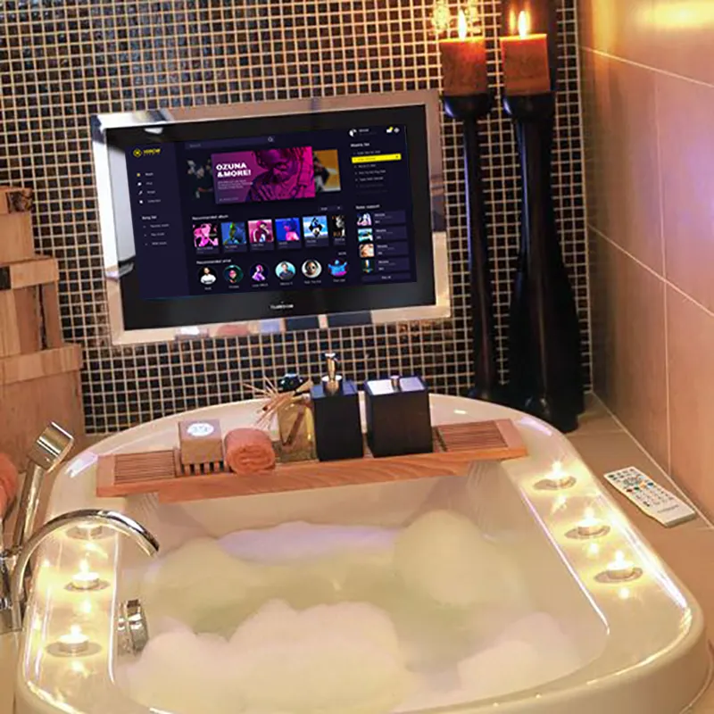 24 inch Android thông minh gương TV LED phòng tắm ngoài trời không thấm nước TV khách sạn TV