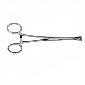 Pinzas Pennington Ranuradas Manuales de Acero Inoxidable Alemán para Cirugía ORL, Herramientas de Alta Precisión para Agarrar Tejidos de Vaslcare - Product Image 1