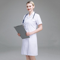 Blouse de Laboratoire Unisexe Blanche Résistante aux Acides pour Enfants, Uniforme Respirant de Médecin, Blouse de Laboratoire avec Logo Personnalisé, Ensemble de Tenues Médicales Respirantes pour Hommes et Femmes
