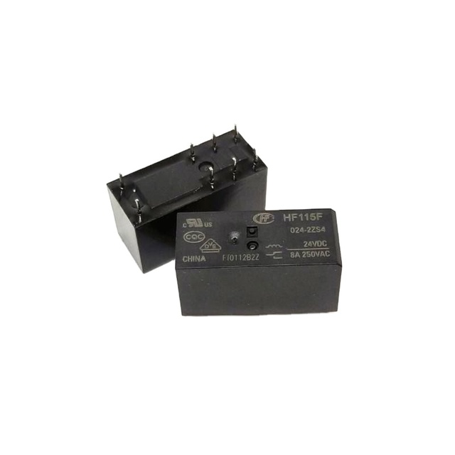 Original New in Stock Relay HF115F Relay 24VDC 16A 250V 8 Relay HF115F-024-1ZS3 DIP