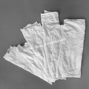 Trapos Industriales Blancos 100% Algodón, Absorbentes de Aceite y Agua, 20 kg, Trapos de Limpieza Industriales Tipo Camiseta - Product Image 1