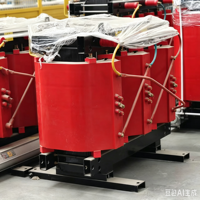 Transformateur de puissance sec intérieur/extérieur IP20-IP43, résistant à l'humidité et à la corrosion, boîtier métallique en acier inoxydable 400V