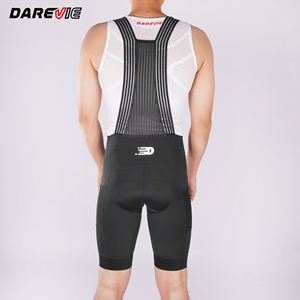 Pantaloni da bici da corsa a lunga distanza con inserto in Gel imbottito camoscio da ciclismo da uomo con pettorina Cargo - Product Image 6