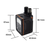 Lector de Códigos Inteligente con Enfoque Automático de 7/12 mm, Ethernet Rápido, 60 Códigos/s, 60 fps, 1280x1024, para Escaneo de Códigos de Barras en Logística