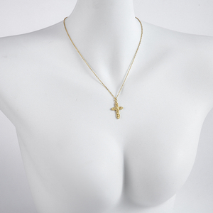 Wholesale Gold Plated Stainless Steel Link Chain Infinity Cross Pendant Necklace <strong>Best</strong> Wishes to Bless <strong>Mum</strong> As Mother's Day Gift - Product Image 2