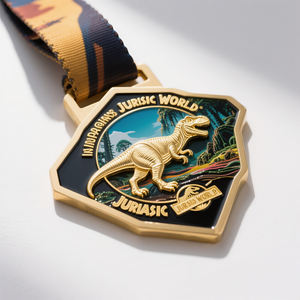 Medalla deportiva de Metal personalizada de fábrica, campo de pista de perro, culturismo, atletismo masónico, finalizador, carrera divertida, <span class=keywords><strong>trofeos</strong></span> de dragón de levantamiento de pesas - Product Image 4