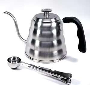 Home Gift Stainless Steel Pour Over Coffee Drip Kettle Dripper Coffee Kettle Pot