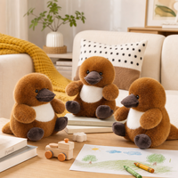 Platypus mainan boneka hewan kustom, mainan tidur bantal tempat tidur hadiah ulang tahun untuk bayi