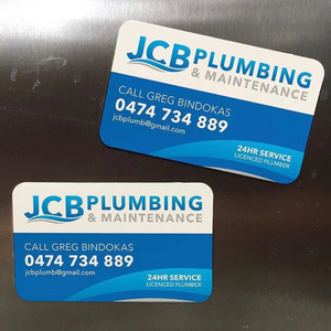 Fabricant d'aimant de réfrigérateur personnalisé Services d'électricien et de plomberie locaux Promotion Impression magnétique de cartes de visite - Product Image 5