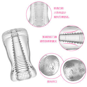 Jouets sexuels artificiels pour hommes <span class=keywords><strong>Hymen</strong></span> de masturbation pour les entraîneurs de retard de sexe de pénis masculin - Product Image 3