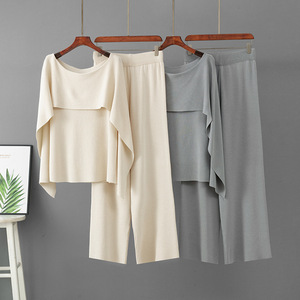 Ummer-Juego de ropa interior sin mangas para niños, juego de ropa de dormir de 2 pulgadas ropa de mujer elegante - Product Image 1