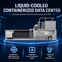 Centre de données conteneurisé à refroidissement liquide : Solution personnalisée pour la colocation IA prête à l'emploi et l'hébergement de GPU