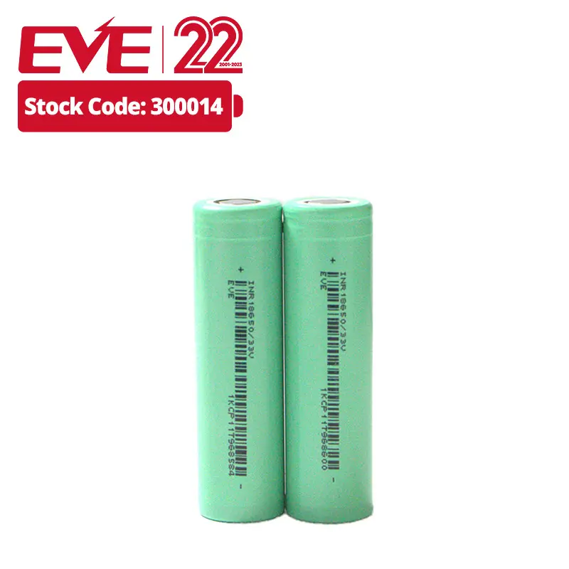 EVE 33V NEW 18650 Battery 3.7v 2000mah 18650 Mah 3000 Battery 18650 Power Bank Case
