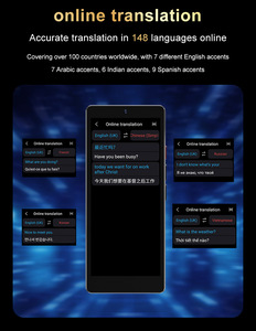 Traductor de Idiomas Automático con IA S20Pro, Pantalla Táctil, Traducción de Fotos en Línea y Fuera de Línea, 148 Idiomas, Conversión de Voz a Texto con ChatGPT - Product Image 2