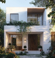 Villa moderne de luxe à deux étages Installation rapide Structure en acier Maison préfabriquée à cadre en A Conteneur triangulaire Design Style Luxe