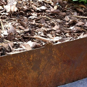 Bordo del giardino in acciaio Corten per l'abbellimento del paesaggio del bordo del letto del fiore - Product Image 2