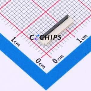 HW0510010-202R-001 FFC/FPC Connector SMD,P=0.5mm,Horizontal Mount Connector Flip Cover Type Double Side Contact / Top Bottom - Product Image 1