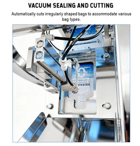 Machine de remplissage et de scellage automatique de sachets de gel énergétique au miel de qualité alimentaire pour sauce, pâte d'arachide, pâte de pistache, machine à sachets de forme spéciale - Product Image 5