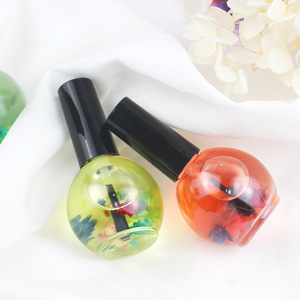 Huile nourrissante pour cuticules, protection anti-peaux mortes et anti-gerçures, soin des ongles aux fleurs séchées, traitement nourrissant, solution de soin des bords des ongles - Product Image 1