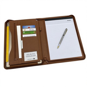 2025 Hot PU Leather A4 <strong>File</strong> Folder Portfolio Can Be Custom Waterproof Conference Signature Documant Holder <strong>Case</strong> - Product Image 3