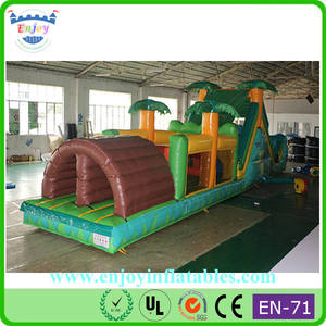 Barco pequeño <span class=keywords><strong>de</strong></span> alta calidad, carrera <span class=keywords><strong>de</strong></span> obstáculos inflable, castillo hinchable <span class=keywords><strong>de</strong></span> salto con tobogán para niños para divertirse - Product Image 4