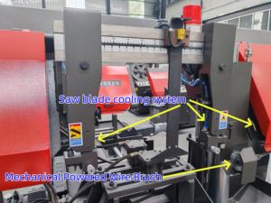 Máquinas de Corte de Metal Industriales Totalmente Automáticas GS330, Capacidad de Corte de 330 mm, Alta Precisión - Product Image 3