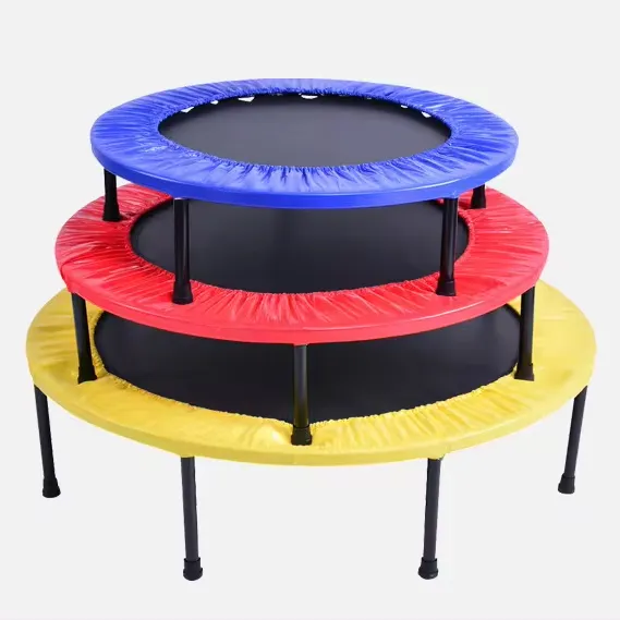 Ejercicio aeróbico primavera mini trampolín redondez niños 5 pies trampolín interior trampolín parque para rebotar