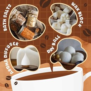 ชุดน้ำมันหอมกลิ่นกาแฟสำหรับเครื่องกระจายกลิ่น สำหรับทำสบู่ เทียนหอม กลิ่นคาราเมล มัคคิอาโต้ มอคค่า ลาเต้ วานิลลาบีน ปั๊มพ์กินสไปซ์ - Product Image 2