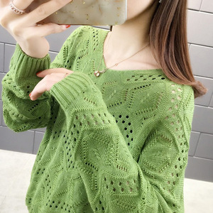 2022上衣女士西方针织品时尚女士休闲衬衫 - Product Image 4