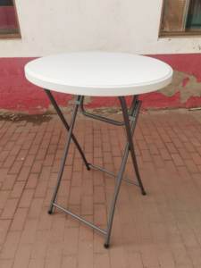Mesa de Bar redonda plegable de plástico <span class=keywords><strong>Mesas</strong></span> de cóctel para fiestas o <span class=keywords><strong>alquiler</strong></span> de eventos - Product Image 2