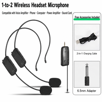 Microphone-cravate sans fil à suppression de bruit dynamique avec amplificateur audio pour l'enseignement et la diffusion de voix