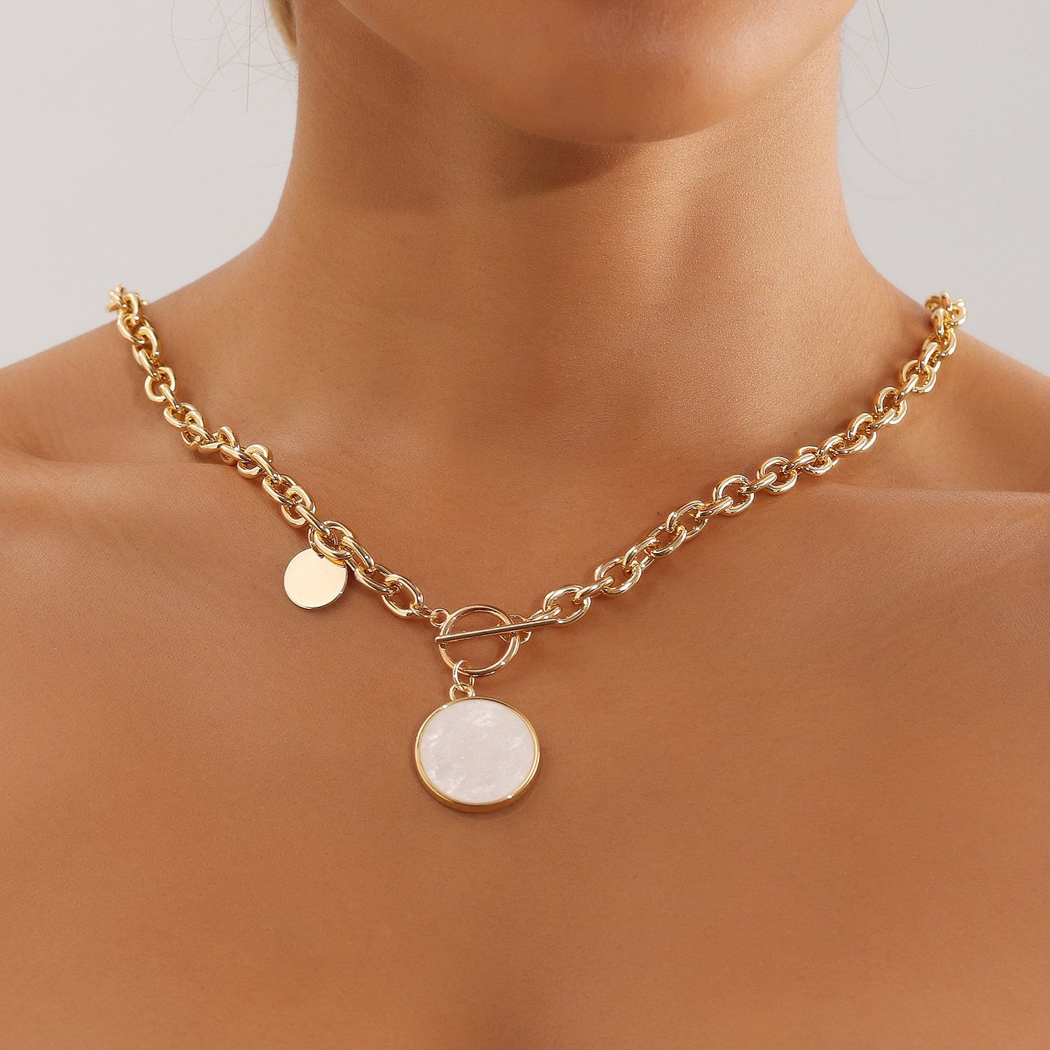 ZW2996 gold necklace