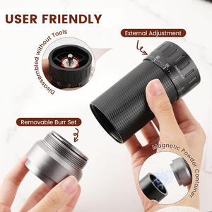 60 Levels Disassembley New Design Detachable Upper Adjustment CNC Stainless Steel Conical Burr Mill <b>Manual</b> <b>Coffee</b> <b>Grinder</b> - Product Image 2