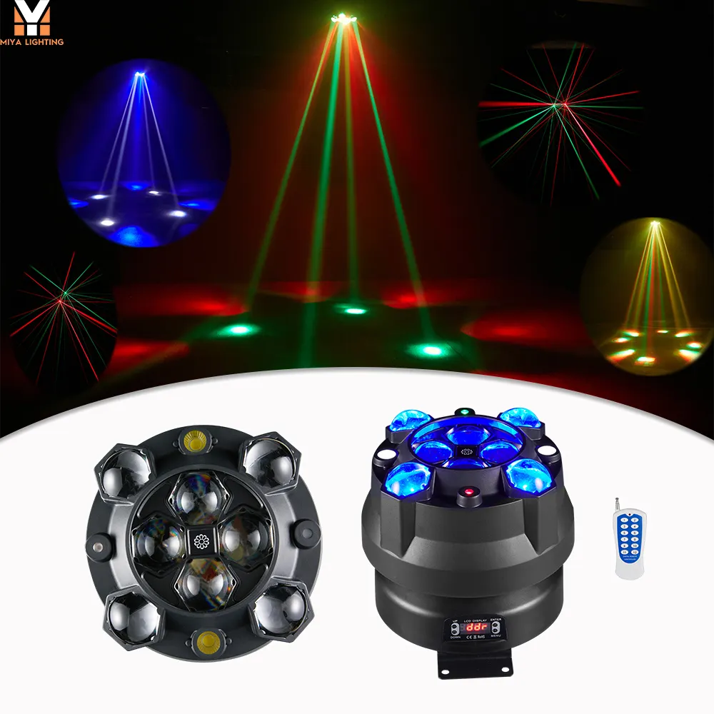 4-En-1 100W RGBW Kaleidoscope Strobe Magic Ball DJ Disco Party Wedding Beam DMX512 Luces