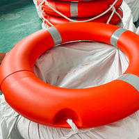 Bouée de sauvetage marine avec corde de sauvetage, équipement de sécurité aquatique extérieur