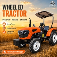 Tracteur agricole FULCORE économique avec cabine optionnelle, polyvalent pour petites et moyennes exploitations