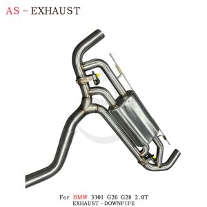 Escape de Alto Rendimiento de Acero Inoxidable 304 para <span class=keywords><strong>BMW</strong></span> 320i 325i 330i <span class=keywords><strong>335i</strong></span> <span class=keywords><strong>G20</strong></span> G21 G28 F30 F35 - Product Image 6