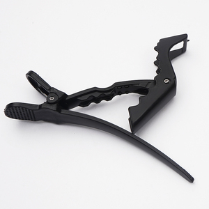 Pinces à cheveux de Salon professionnel pour tenir les cheveux pinces en <span class=keywords><strong>crocodile</strong></span> durables outils de <span class=keywords><strong>coiffure</strong></span> de Salon pinces à cheveux noires - Product Image 4