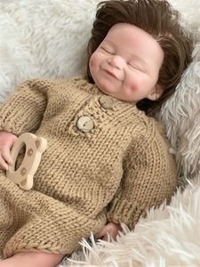 Poupée réaliste pour nouveau-né, 20 pouces, bébé fille endormi, réaliste, avec couche - Product Image 4