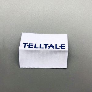 High Quality Custom Made Customer <b>Name</b> Logo Heat Cut Sew on Fabric Woven Neck <b>Labels</b> for T-shirts - Product Image 3
