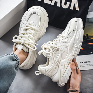 2026 Spring Summer New Breathable Mesh Genuine Leather Casual Sports <b>Shoes</b> <b>Height</b> <b>Increasing</b> Low Heel Thick Sole Rubber <b>Shoes</b> - Product Image 3